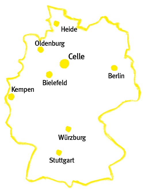 
The locations of Steffel GmbH